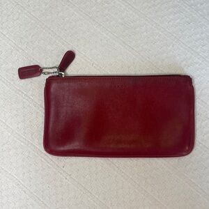 Vintage Coach Skinny Zip Case/Pouch